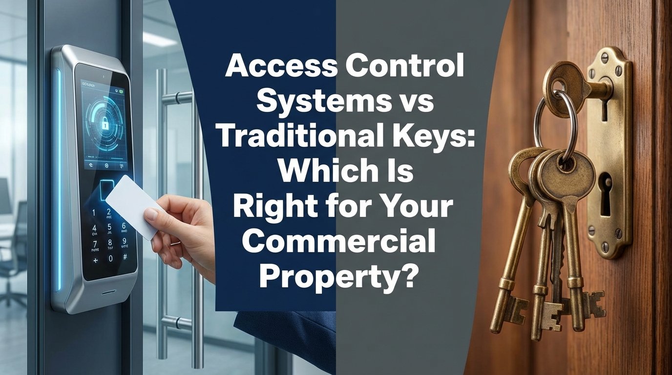 Access Control Systems vs Traditional Keys: Which Is Right for Your Commercial Property?