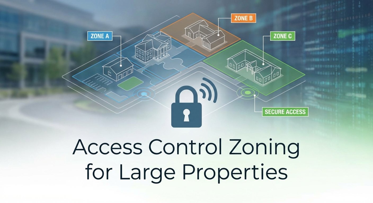 Access Control Zoning for Large Properties